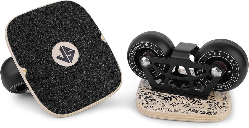 Sanxup FreeSkates Portable Roller Road Drift Skates Plate, with Maple Deck Anti-Slip, Board Split Skateboard with PU Wheels High-end Bearings - Image 2